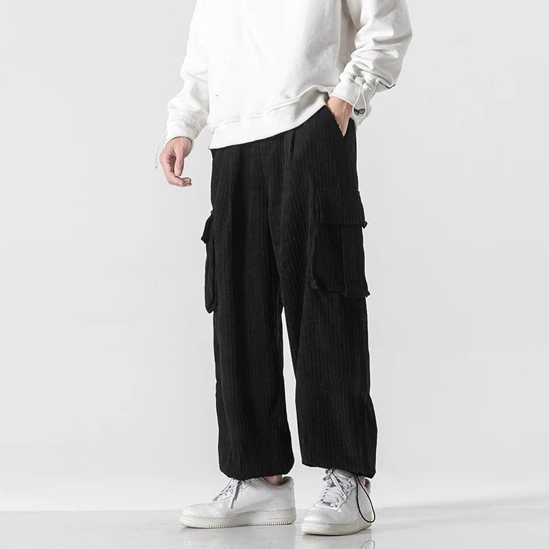 Lars - Weiche Cord Jogginghose Herren Warm Freizeit