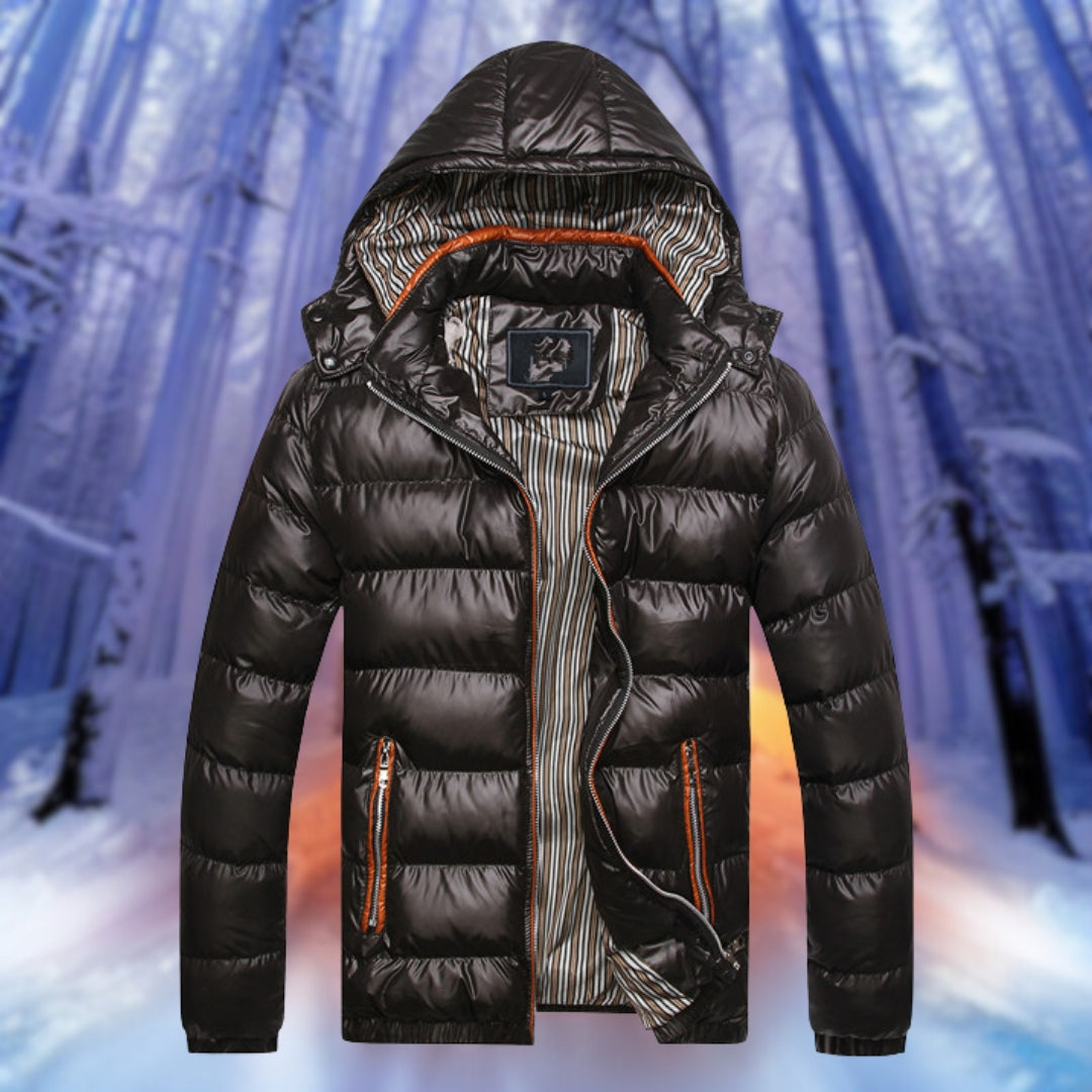 Willie - Warm wattierte Jacke Schwarz