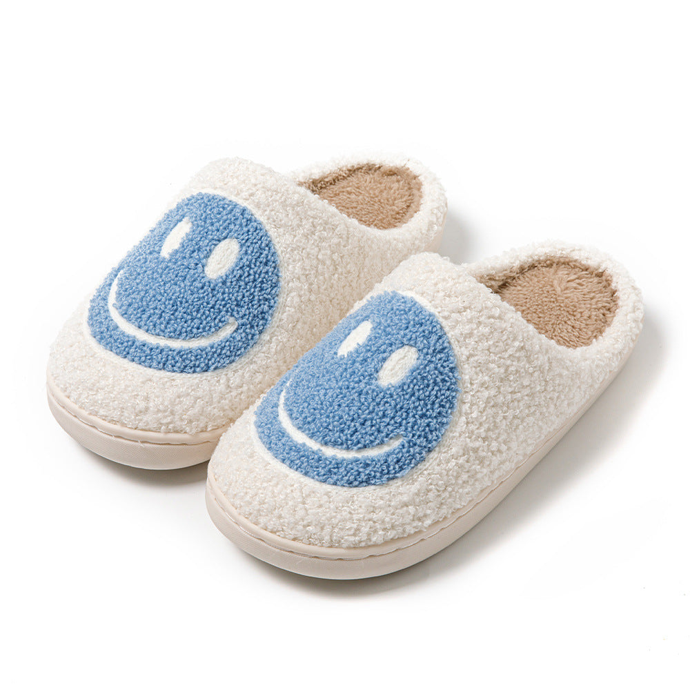 Samira – Warme Pantoffeln Mit Smiley-Muster