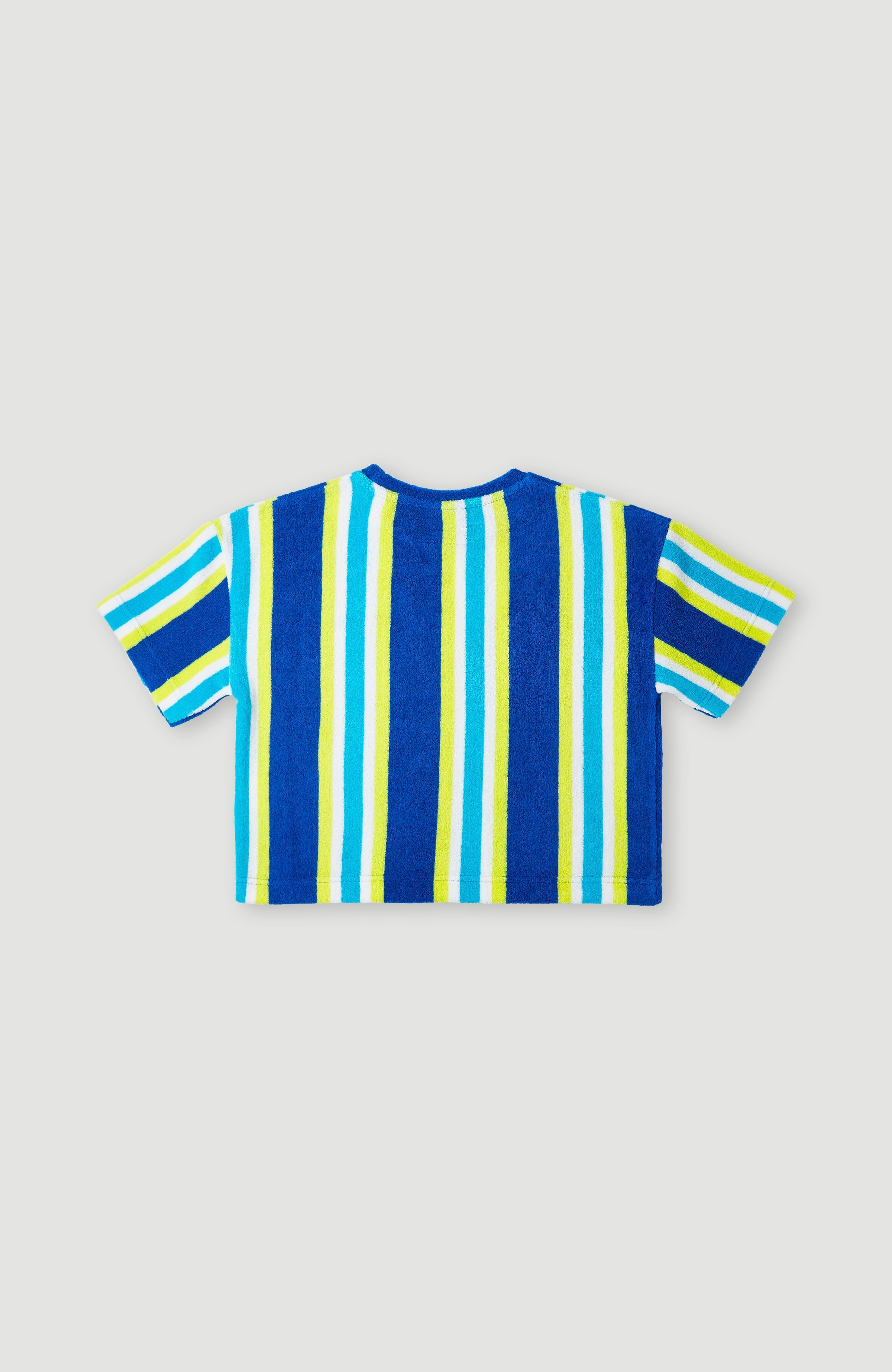 Yordanka - Blaues Handtuch-Streifen-Shirt 1