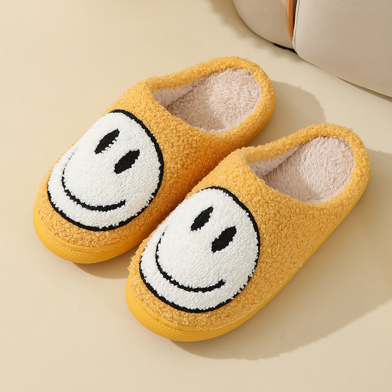 Samira – Warme Pantoffeln Mit Smiley-Muster
