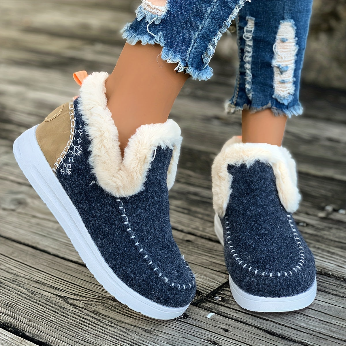Gerda – Kuschelige Winterpantoffeln Damen Bequem