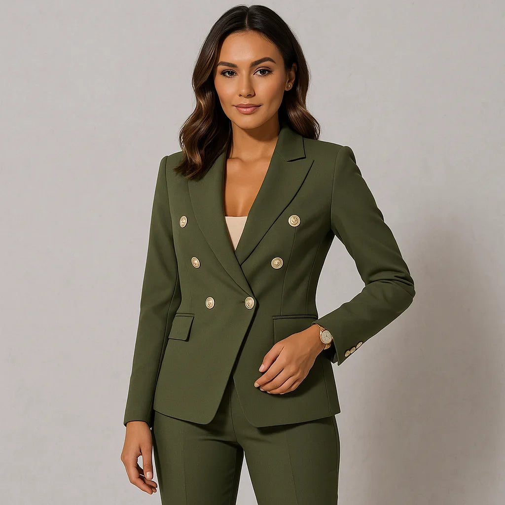 Ismena - Damen Anzug Set mit Slim Fit Blazer & Hose