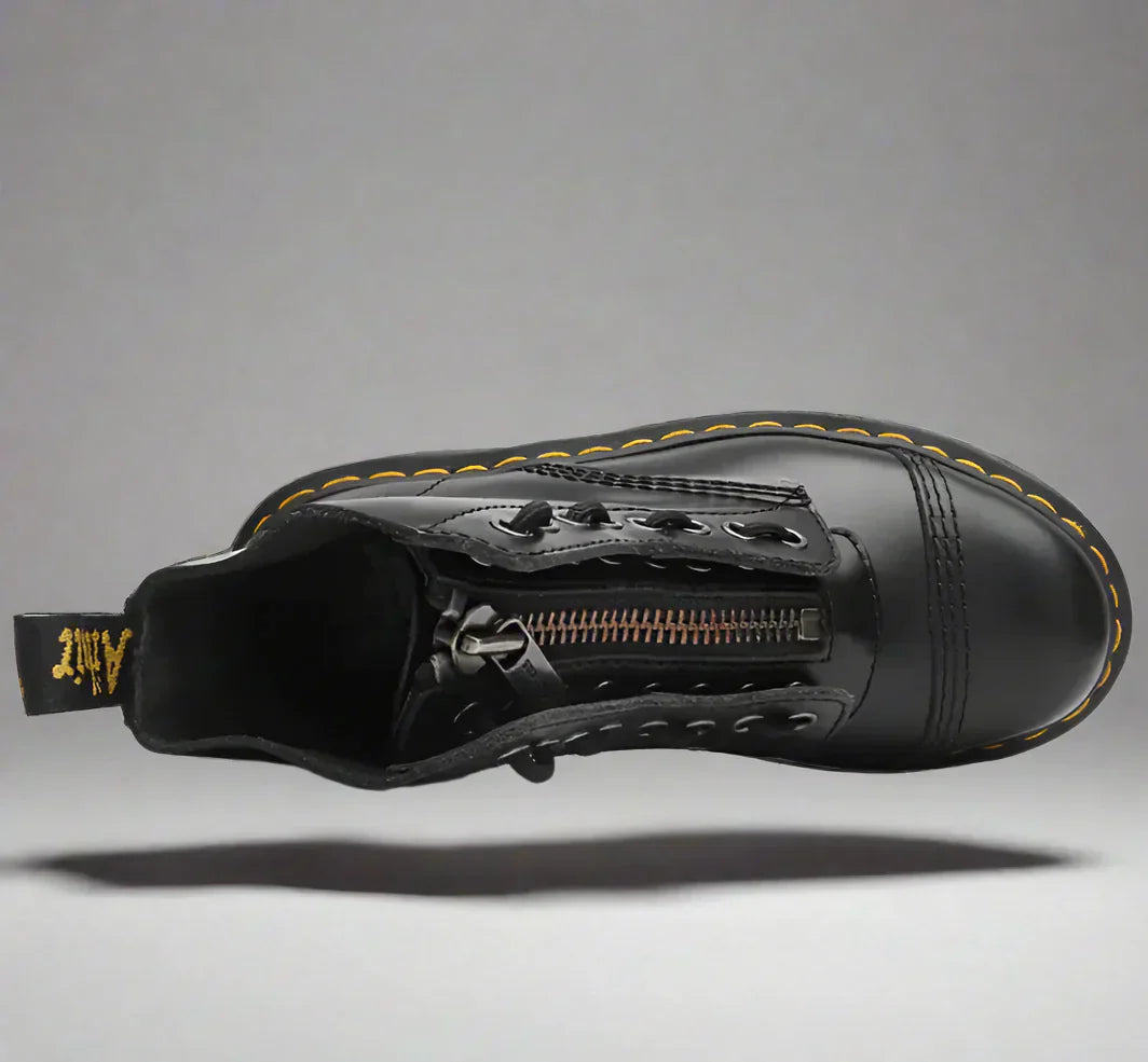 Christel - Damen Leder Schnürstiefel Komfort Elegant Robust