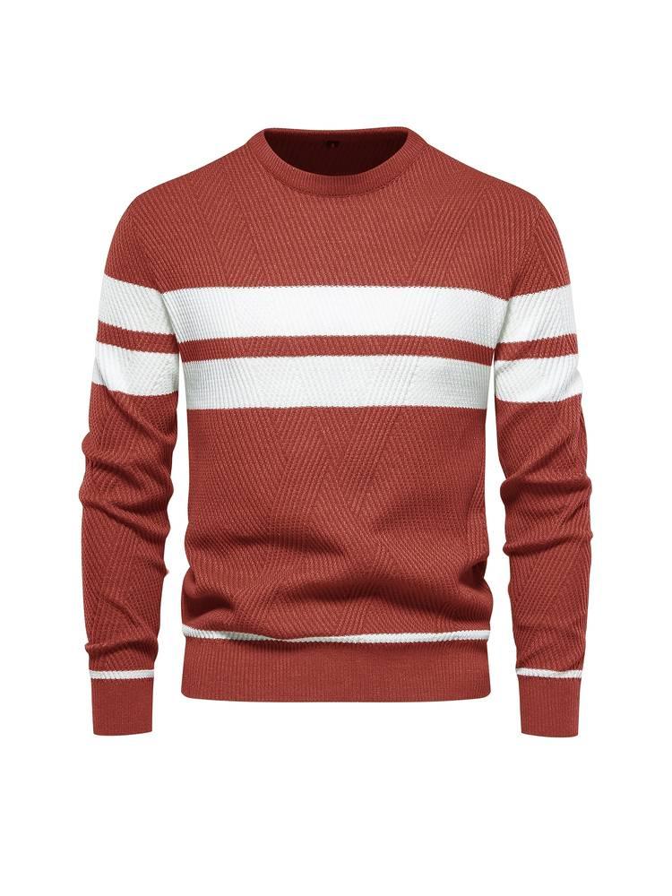 Michel - Gestreifter Herren Strickpullover