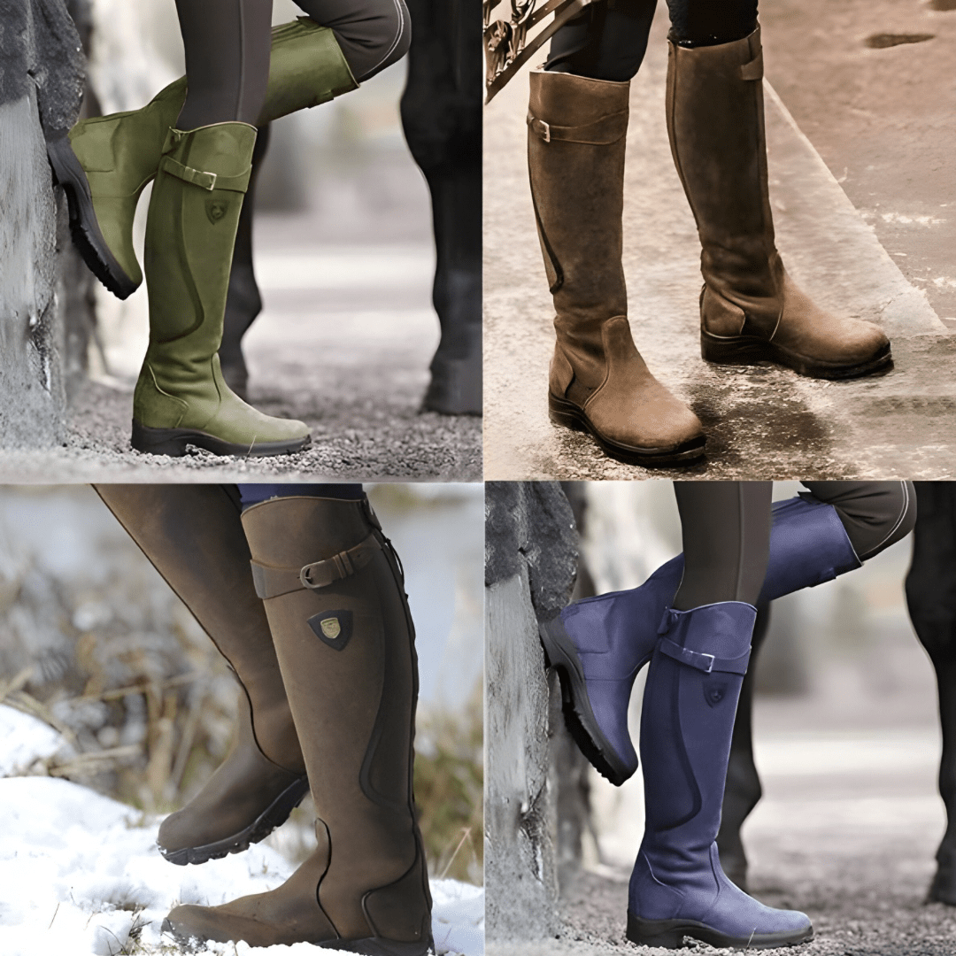 Ulzita – Zeitlose Damen Lederstiefel mit Komfortsohle