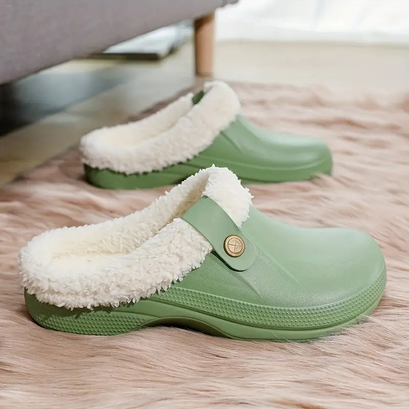 Svea – Unisex-Clogs mit Fleecefutter, warme, bequeme Sandale