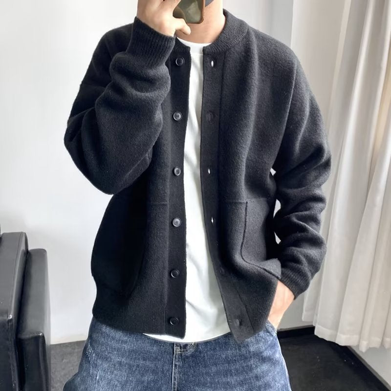 Ibrahim – Gemütliche Strickjacke Herren Lässig Bequem