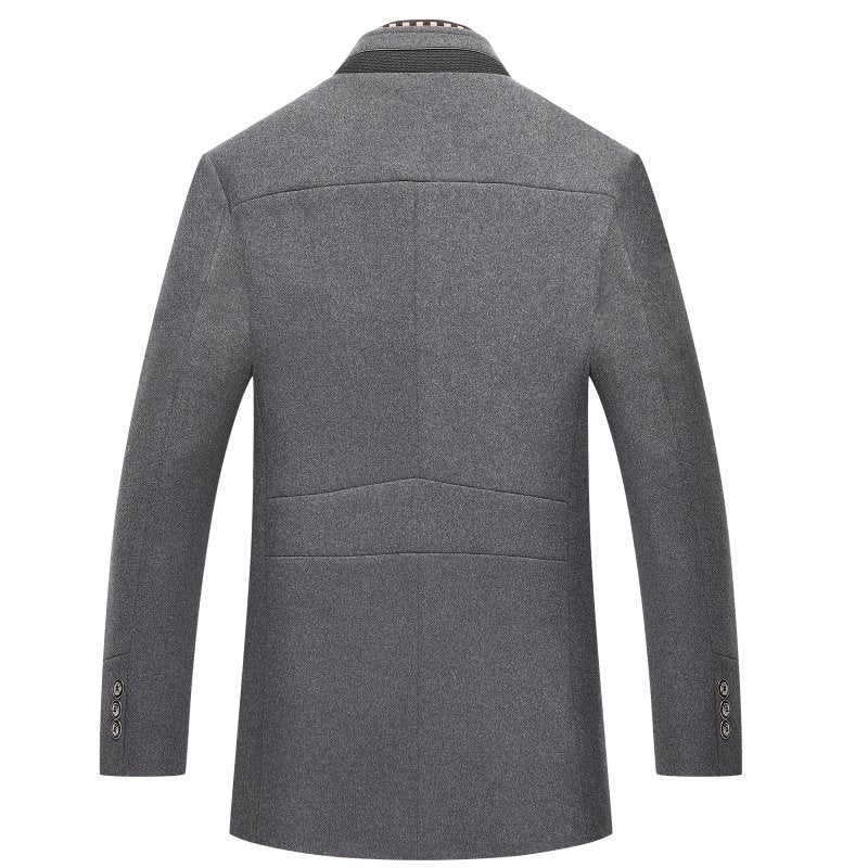 Benediktus – Eleganter Winter Wollmantel für Herren
