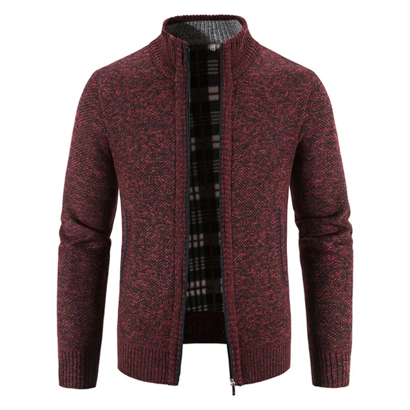 Oliver – Trachten-Strickjacke mit Reißverschluss