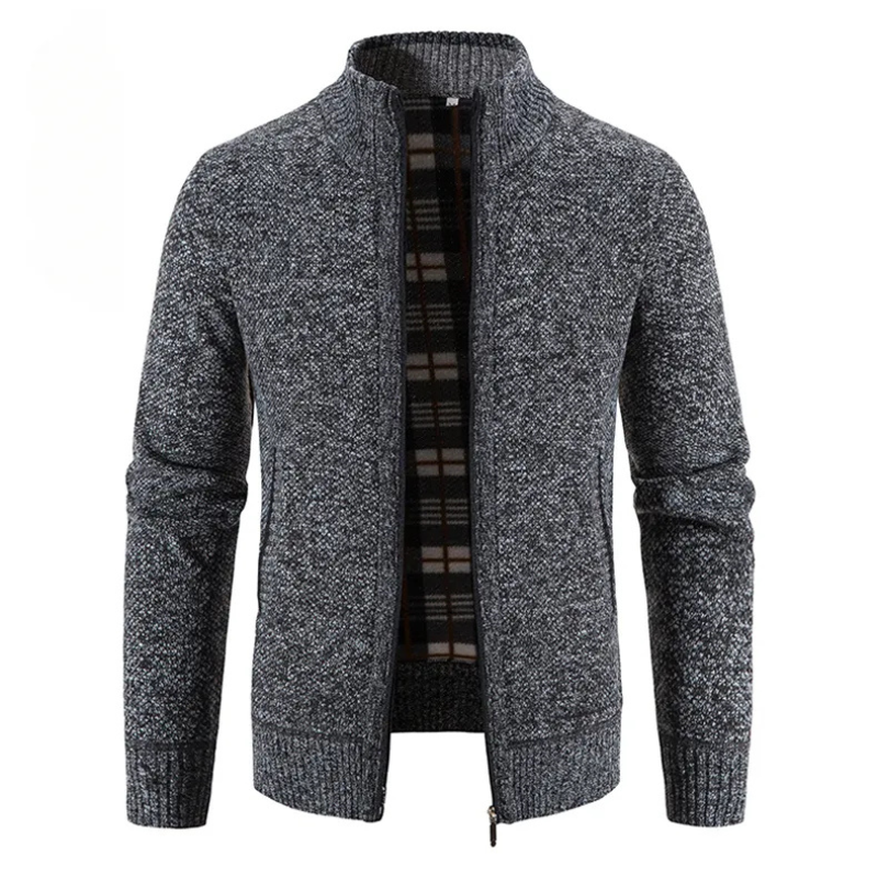 Oliver – Trachten-Strickjacke mit Reißverschluss