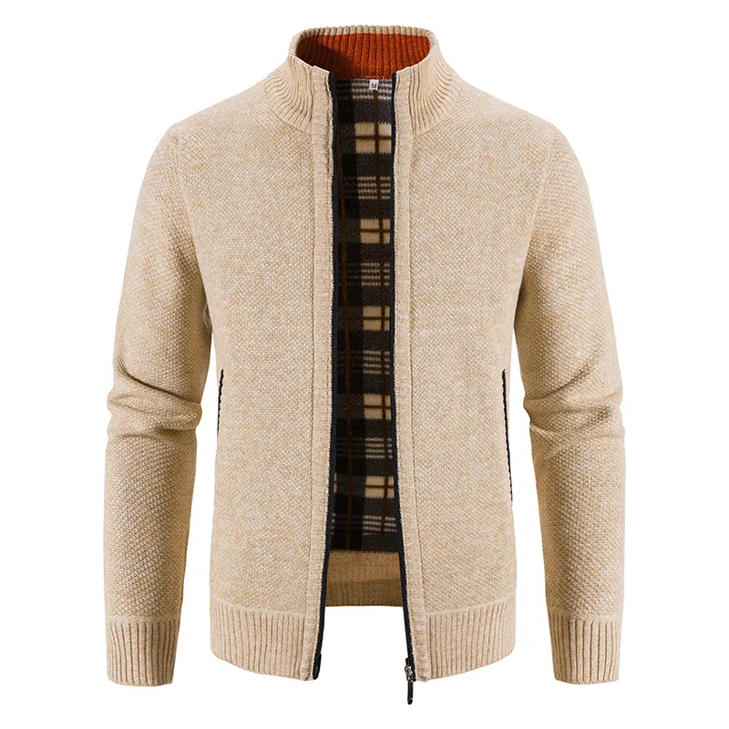 Oliver – Trachten-Strickjacke mit Reißverschluss