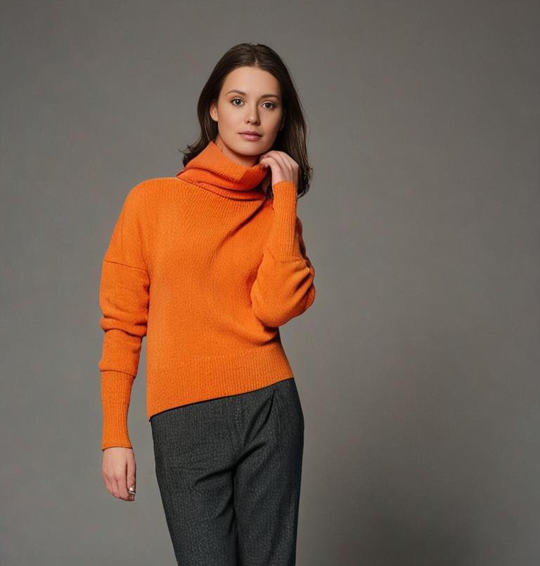 Elora – Oversize-Rollkragenpullover