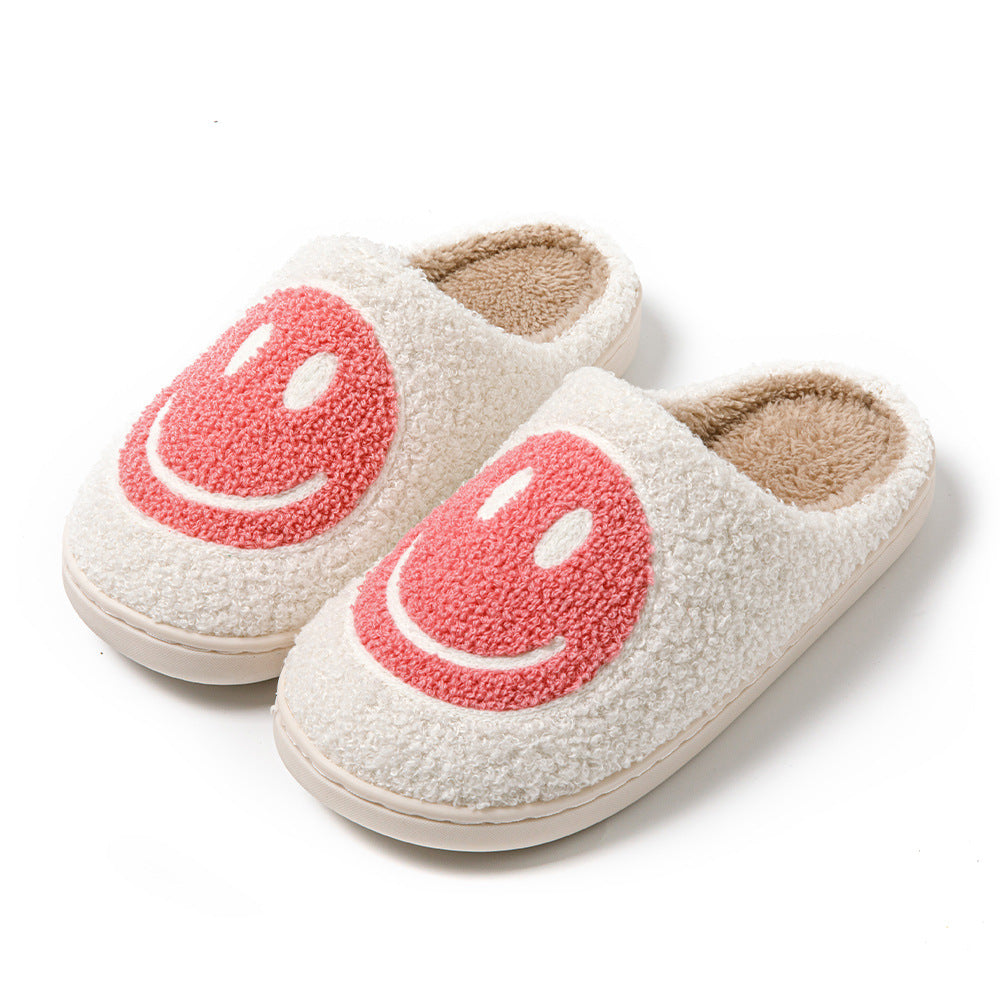 Samira – Warme Pantoffeln Mit Smiley-Muster