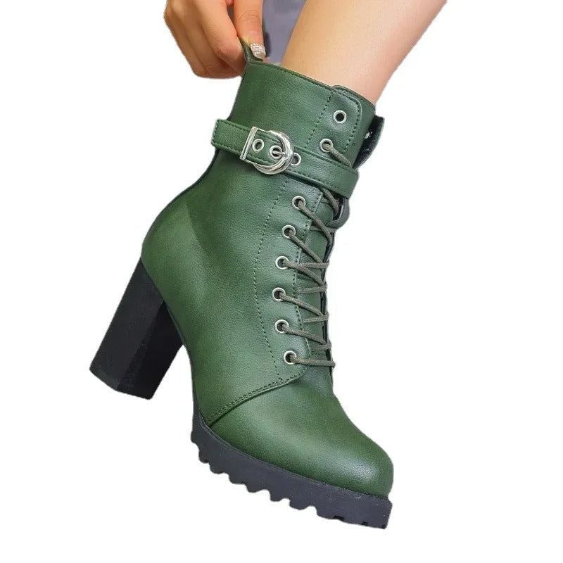 Indira - Elegante Winterstiefel mit hohem Absatz für Damen