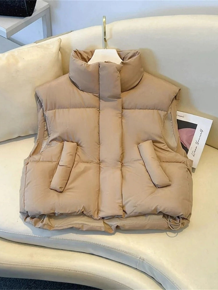 Elina - Moderne Damen Winterjacke Glänzende Oberfläche