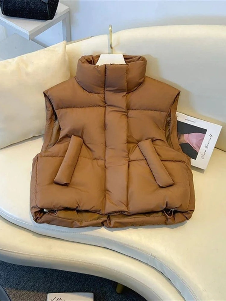 Elina - Moderne Damen Winterjacke Glänzende Oberfläche