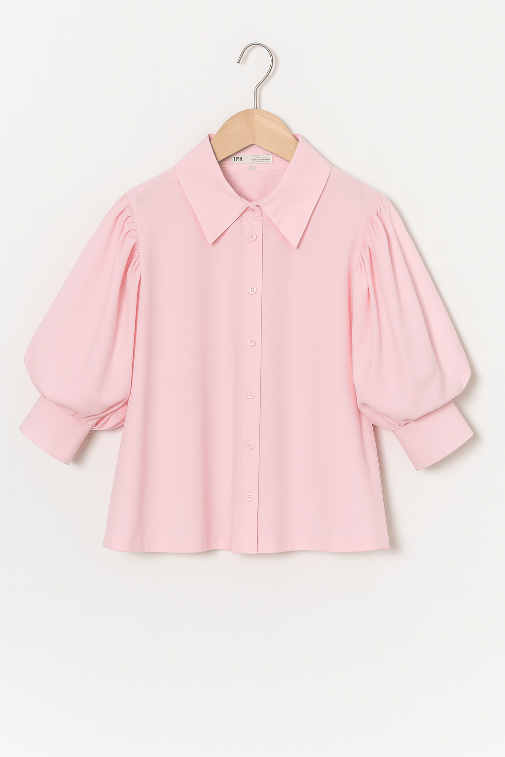Balbina- Francien Bluse gestreift mit Puffärmeln