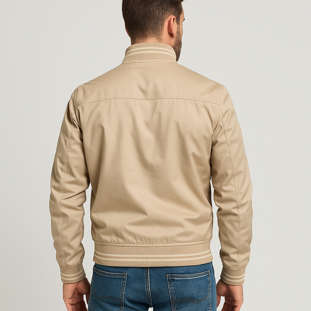 Bogdan - Klassische Herren Bomberjacke mit Reißverschluss