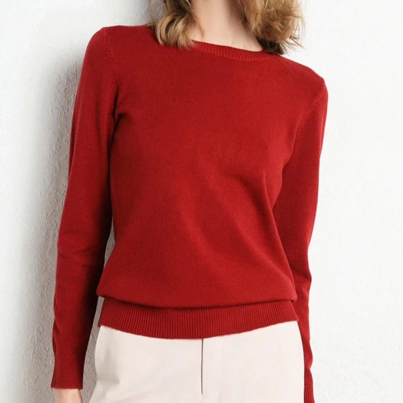 Dalia – Klassischer Pullover mit Rundhalsausschnitt