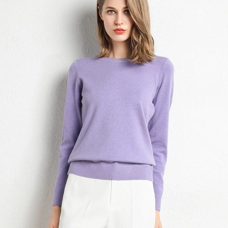 Dalia – Klassischer Pullover mit Rundhalsausschnitt