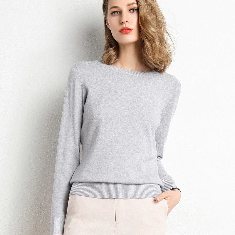Dalia – Klassischer Pullover mit Rundhalsausschnitt