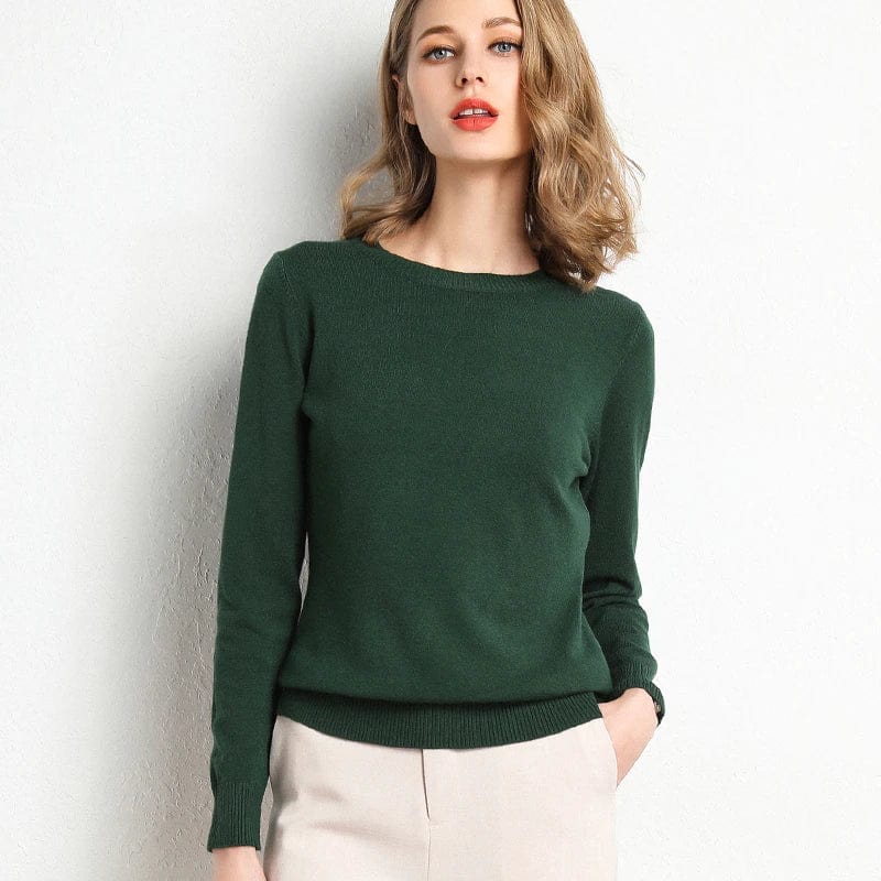 Dalia – Klassischer Pullover mit Rundhalsausschnitt