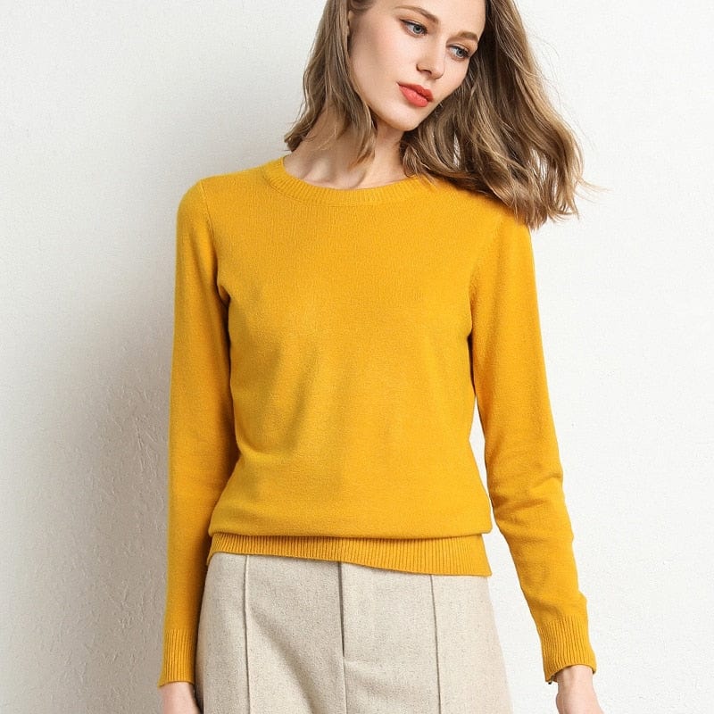 Dalia – Klassischer Pullover mit Rundhalsausschnitt