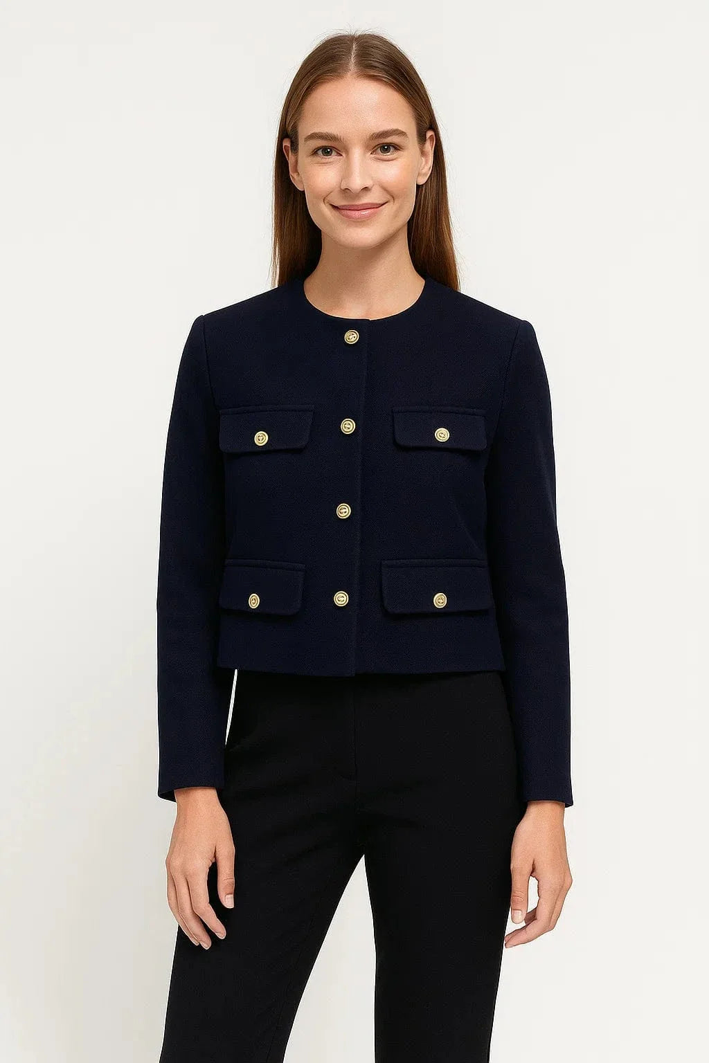 Lydia - Eleganter Tweedblazer Damen Tailliert