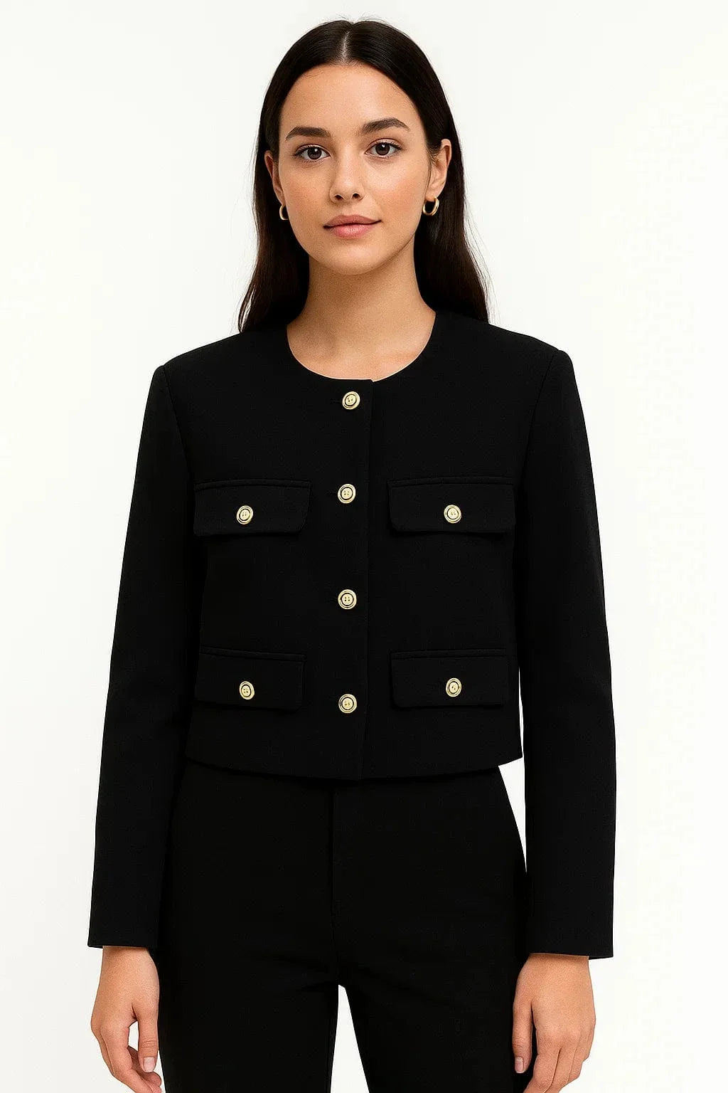 Lydia - Eleganter Tweedblazer Damen Tailliert