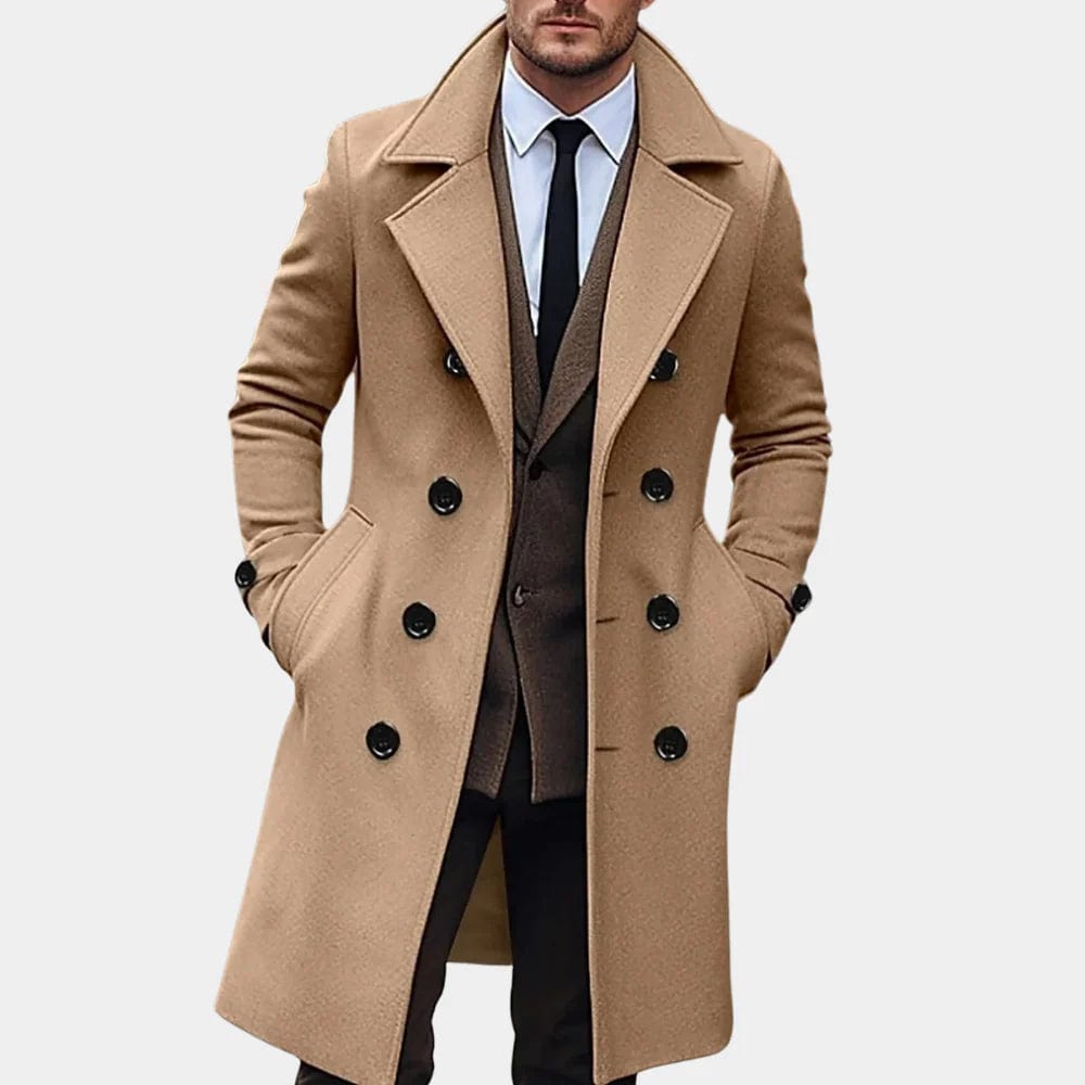 Lian - Eleganter Wollmantel Herren Winter