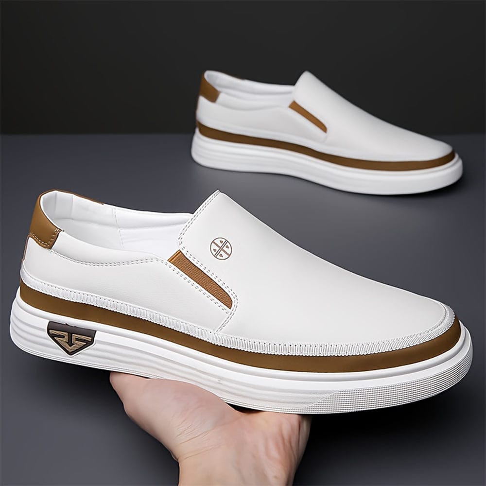 Lennie - Elegante Chelsea Slipper Herren Vollnarbenleder