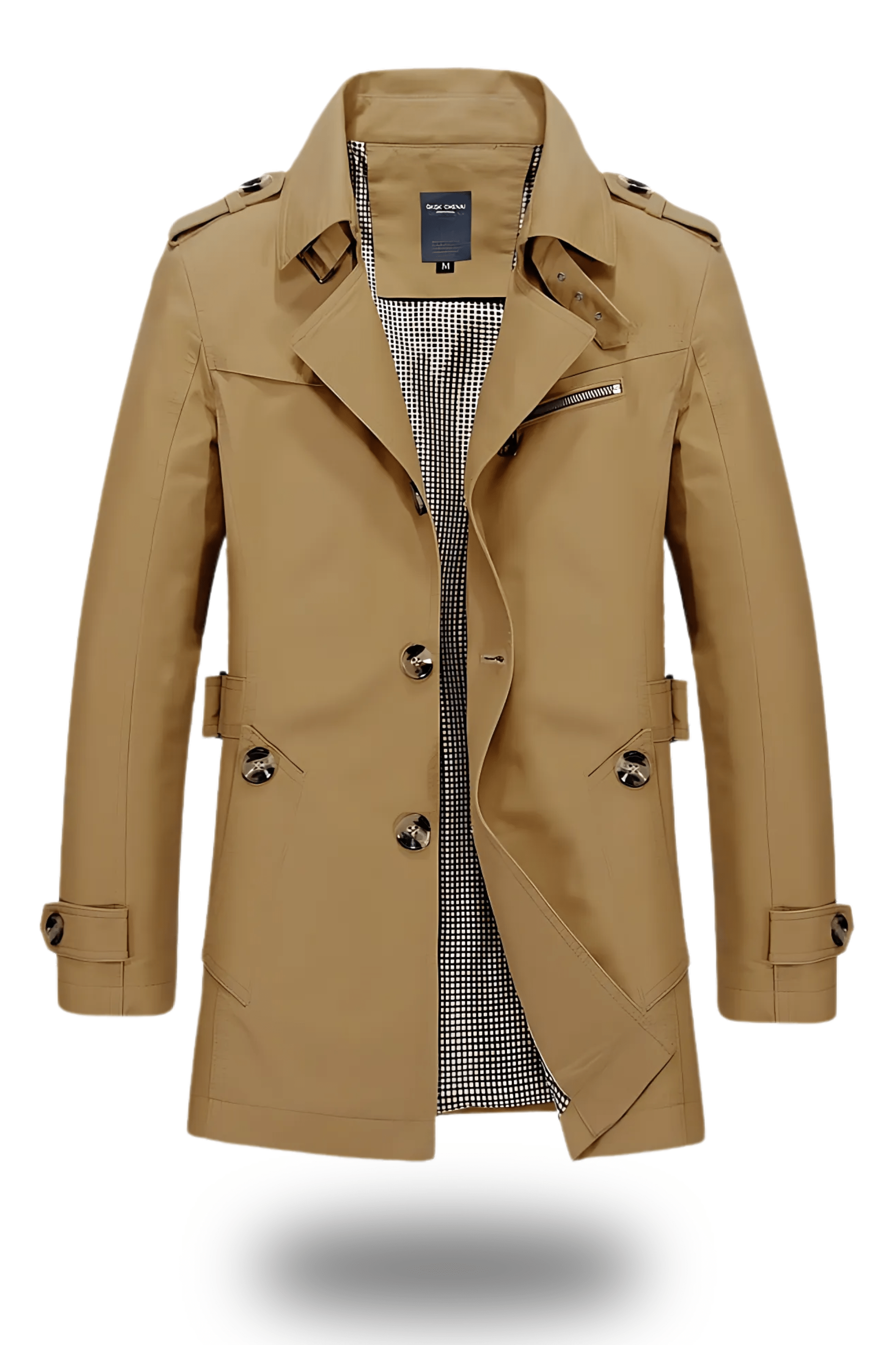 Leonhard – Eleganter Trenchcoat Für Herren Im Winter