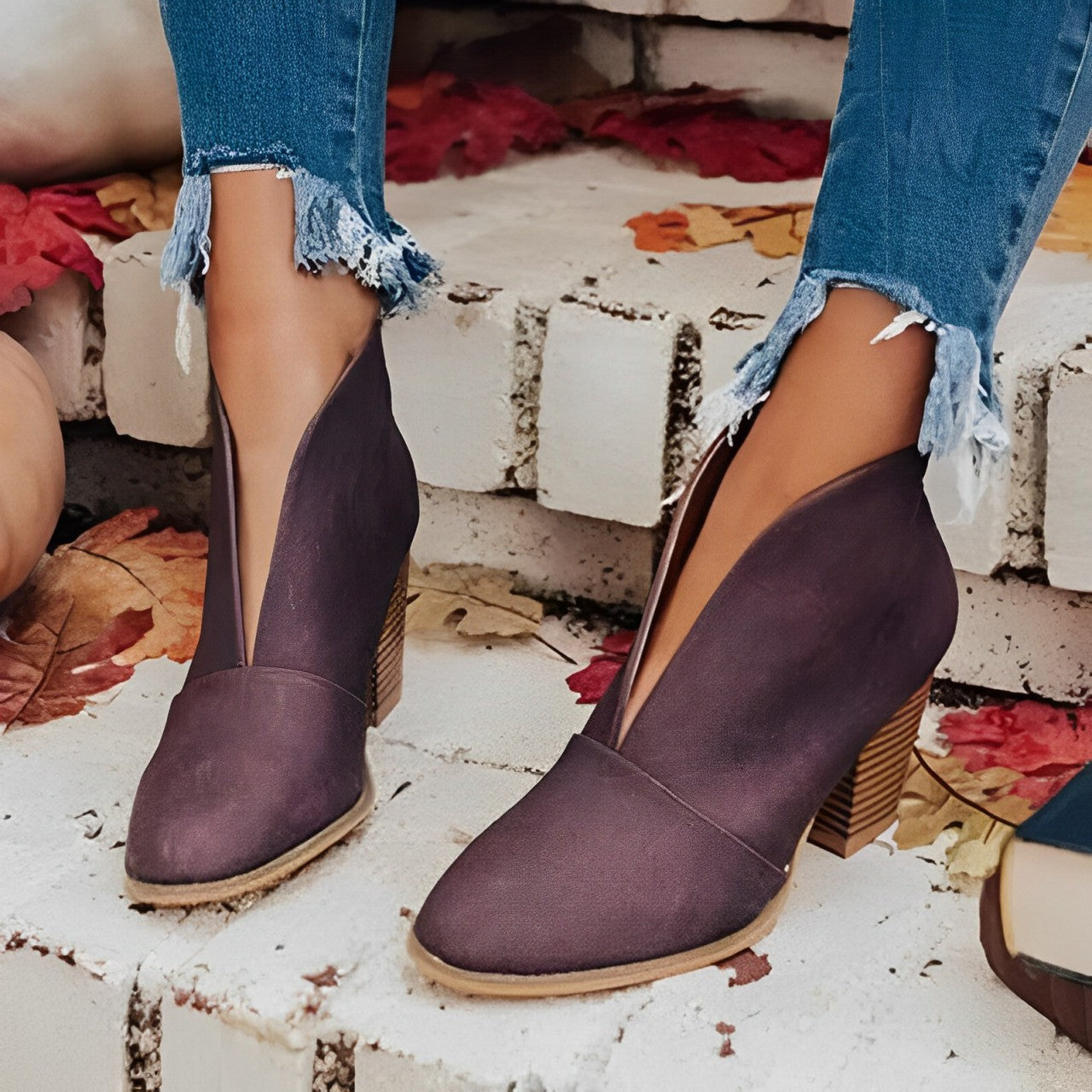 Celestine - Stiefelette mit trendigem Blockabsatz