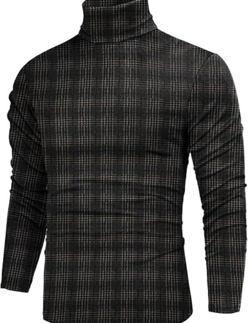 Vincent – Schwarzer Rollkragenpullover Für Herren