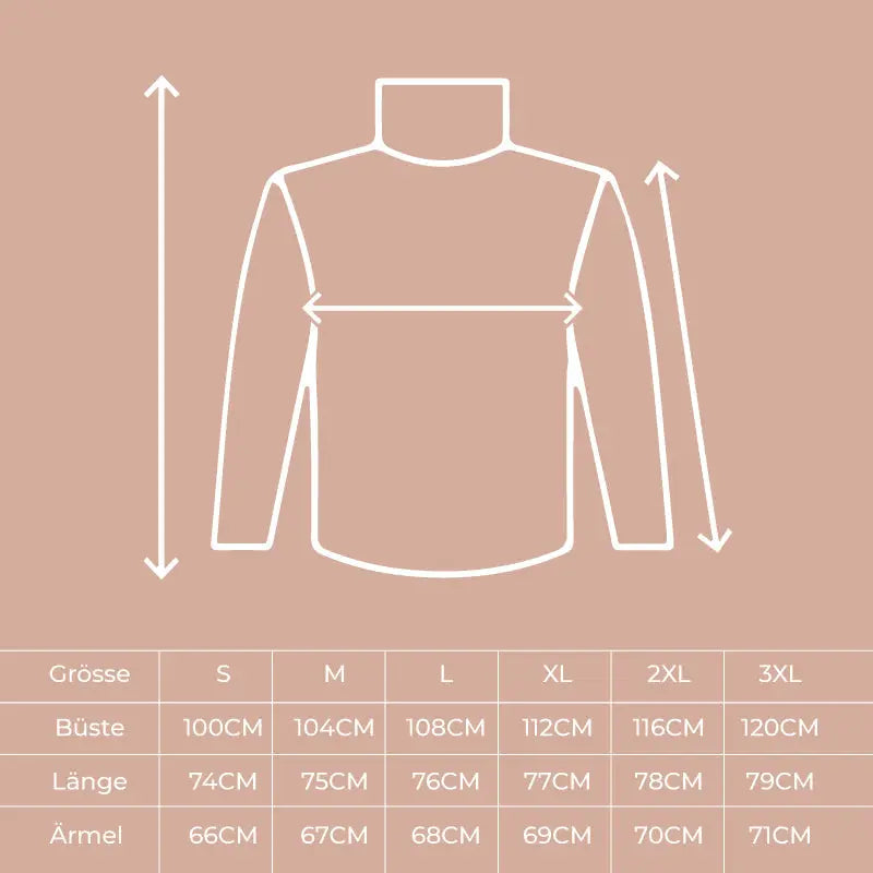 Evi – Warmer Pullover Mit Hohem Kragen Und Langarm