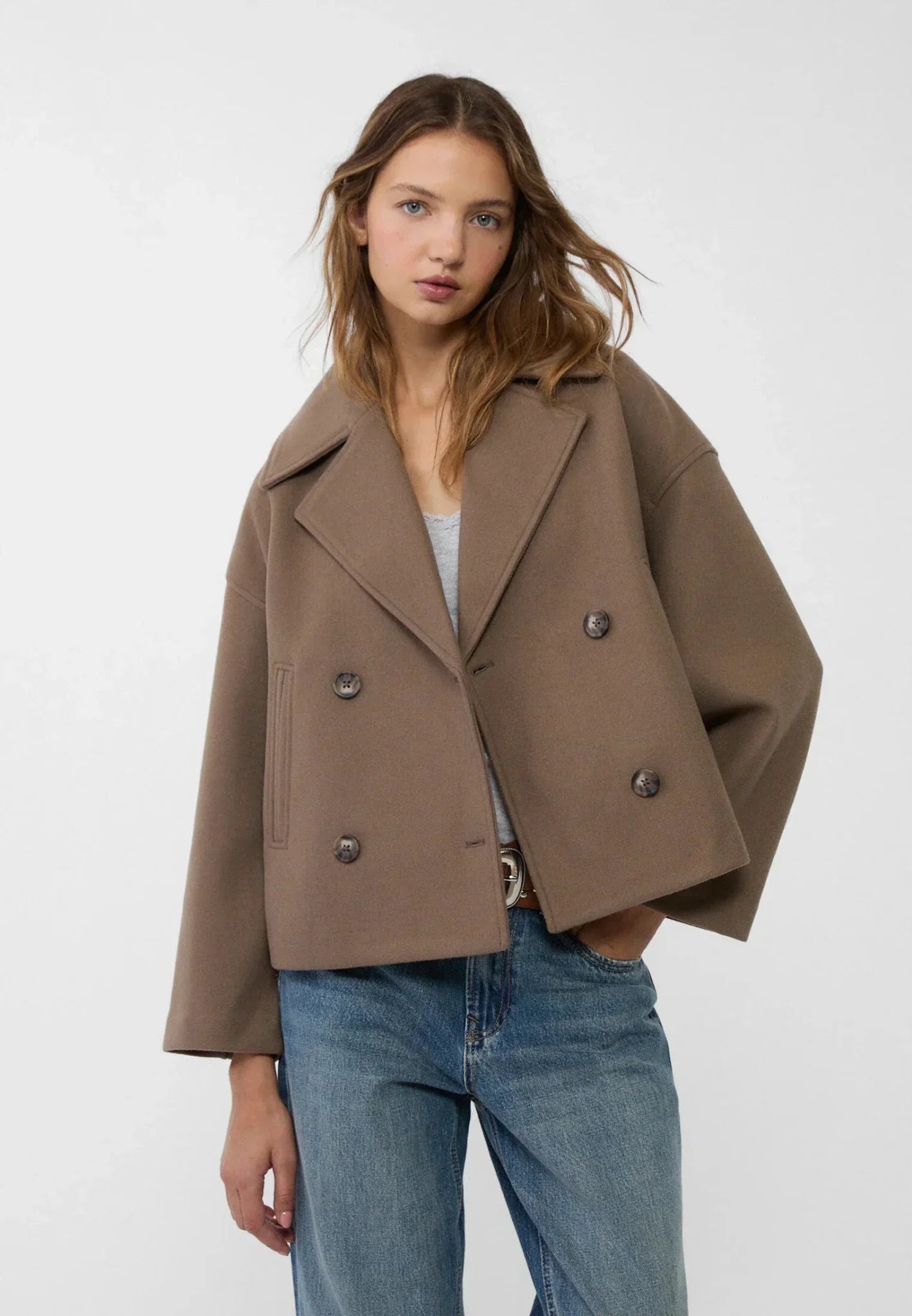 Mathilda - Jacke Kurz Doppelreiher Schicke Oberbekleidung