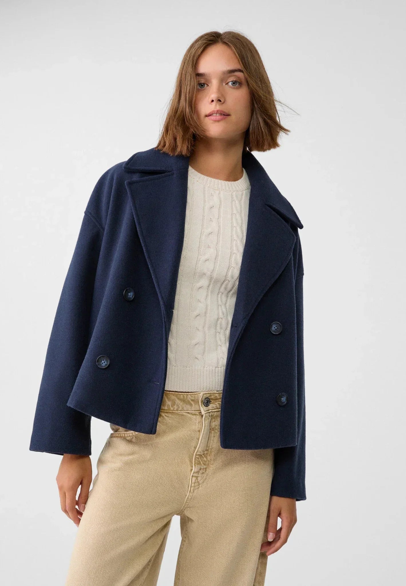 Mathilda - Jacke Kurz Doppelreiher Schicke Oberbekleidung