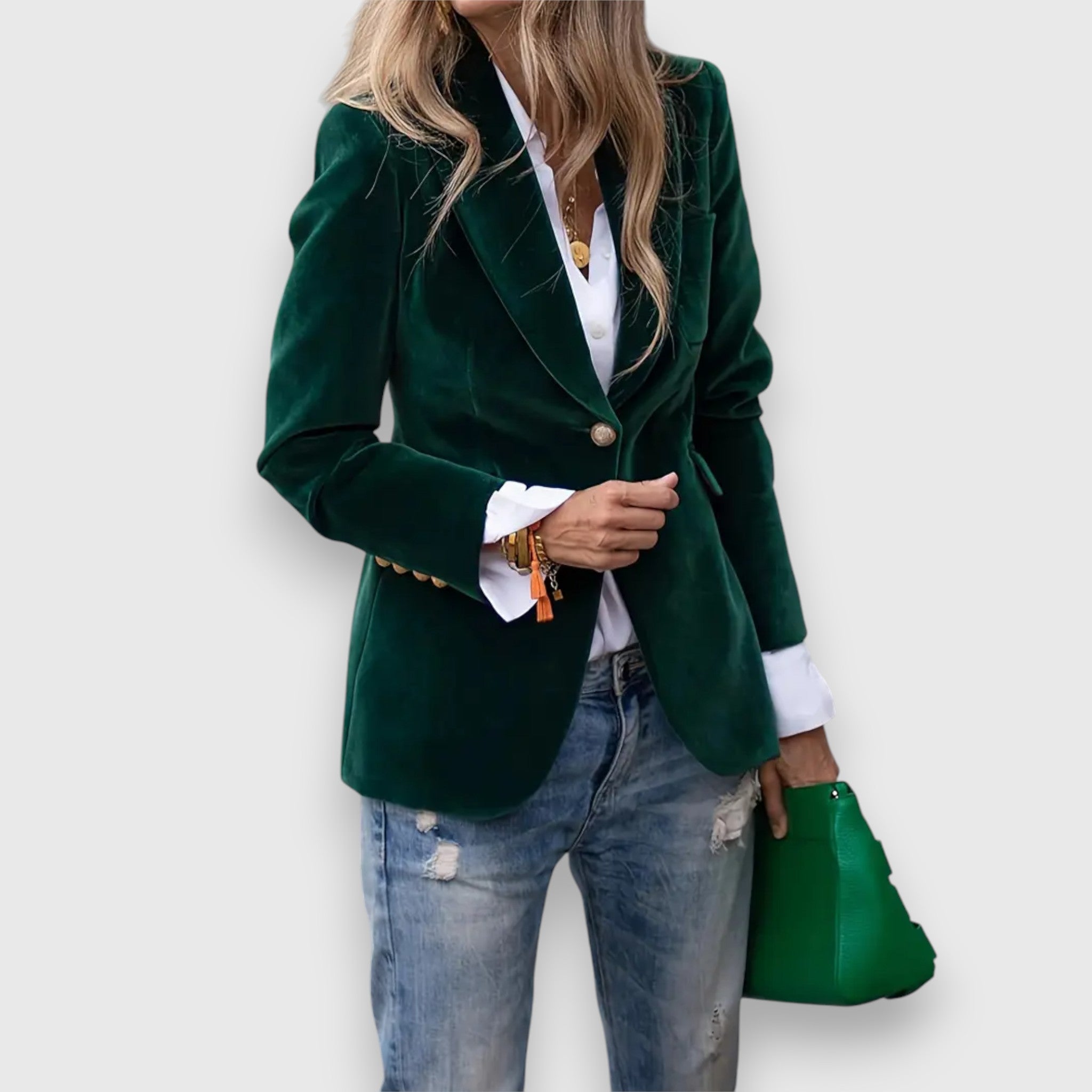 Ronja – Klassischer Blazer mit elegantem Ein-Knopf-Verschluss