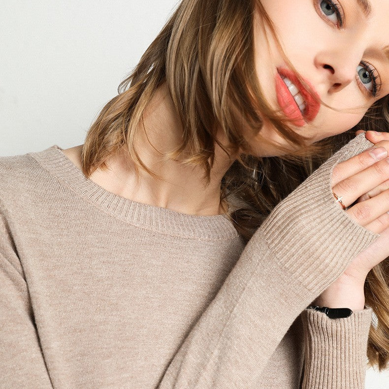 Dalia – Klassischer Pullover mit Rundhalsausschnitt