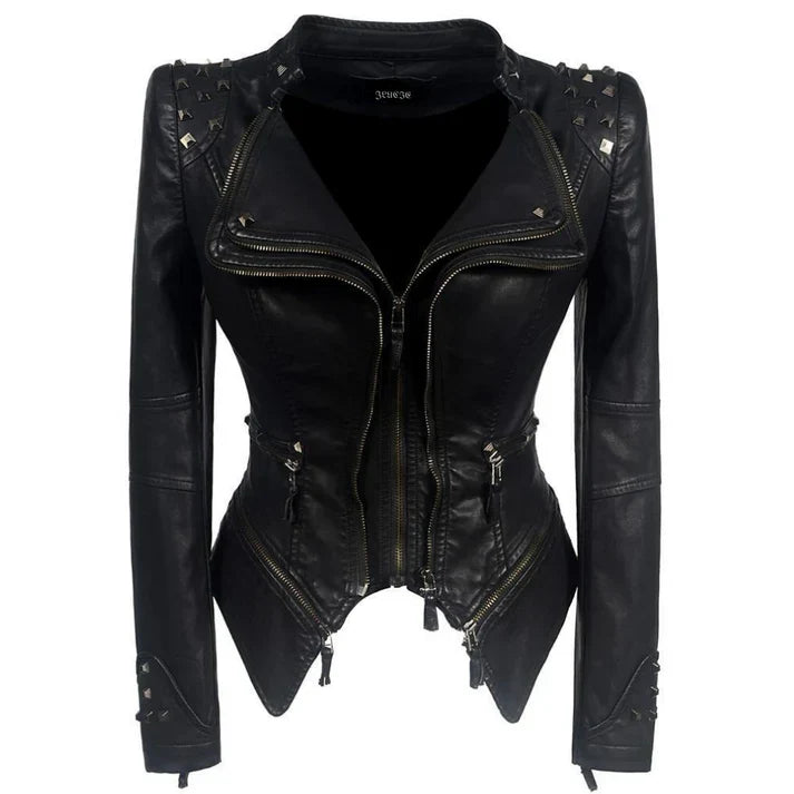 Luisa - Elegante Damen Lederjacke Modern
