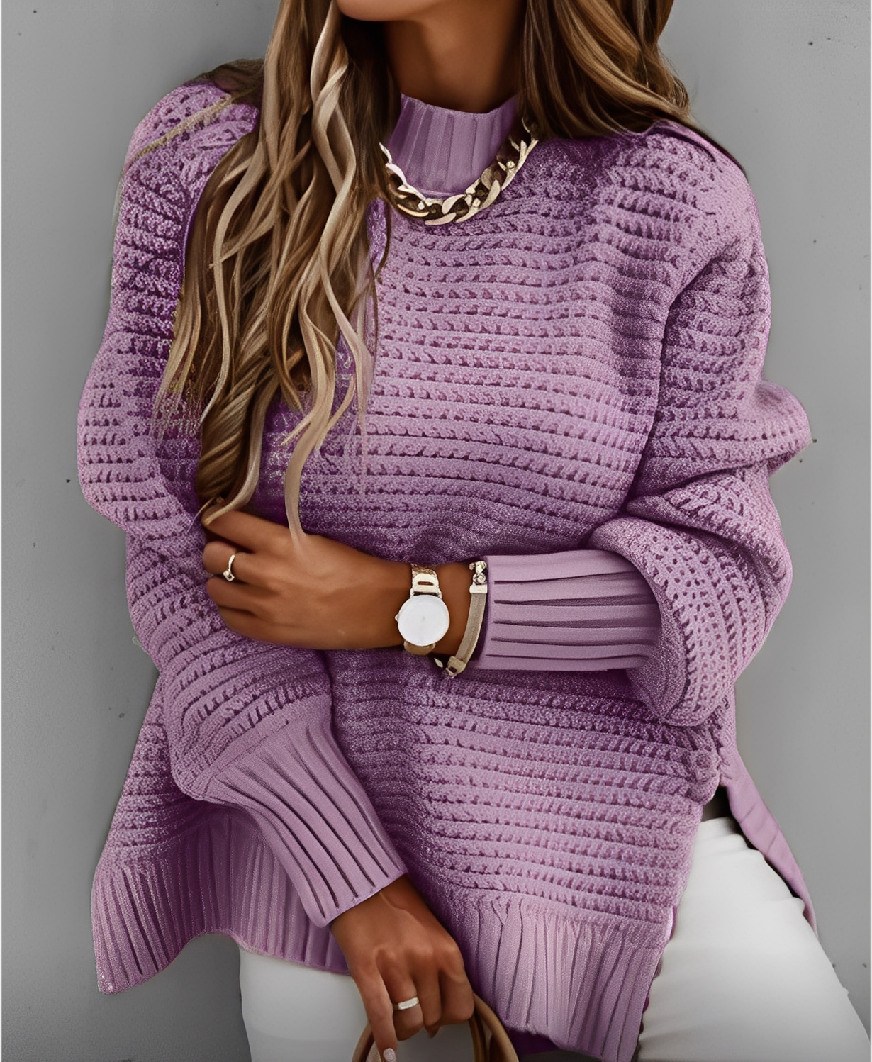Deborah – Bequemer Oversize-Pullover Für Damen