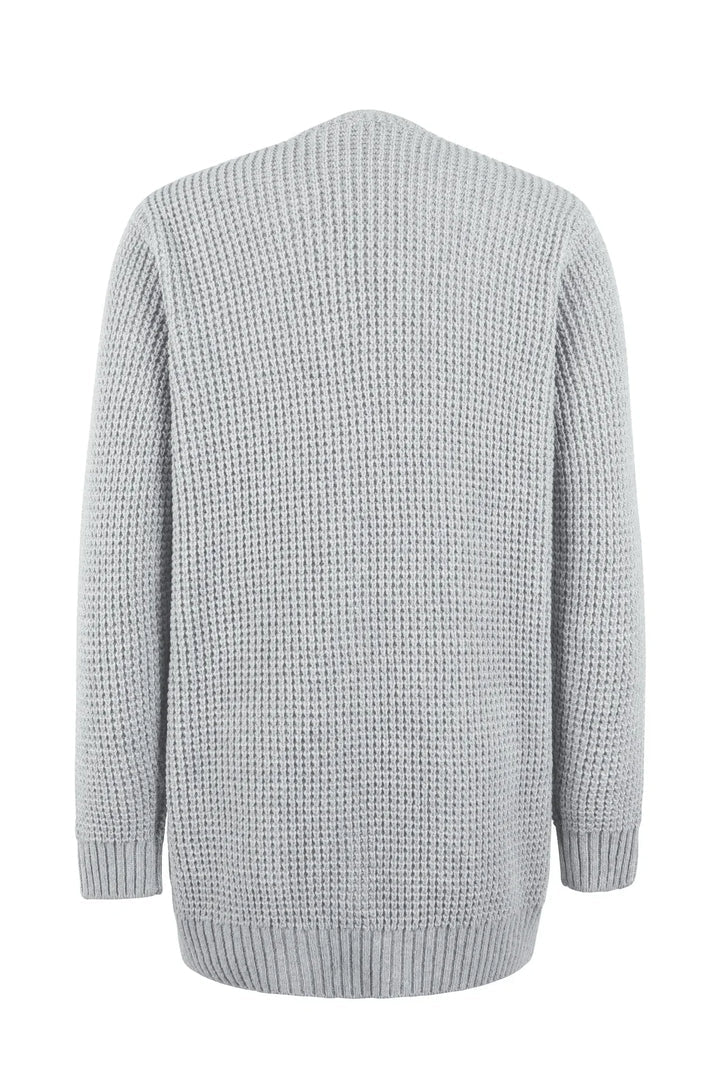Clara - Warme Lange Strickjacke Damen Winterlook