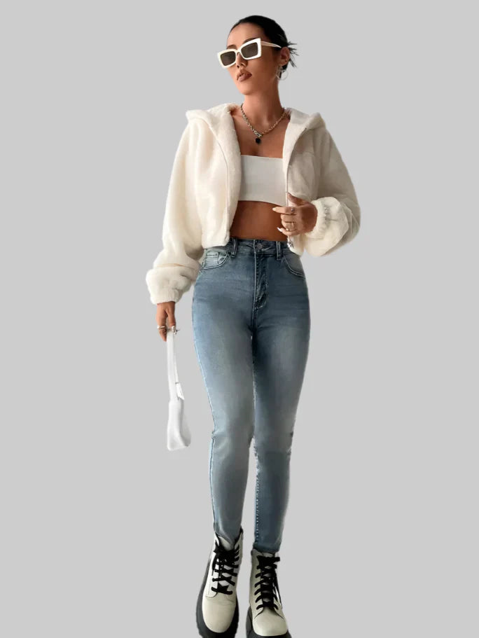 Dorthea - Flauschiger Hoodie Damen Warm & Gemütlich