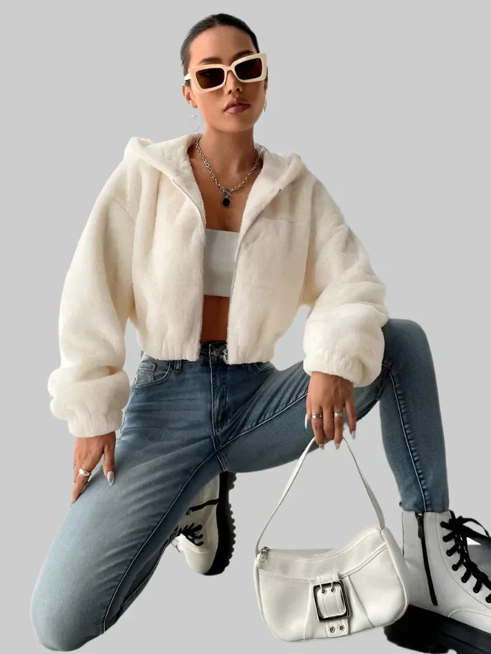 Dorthea - Flauschiger Hoodie Damen Warm & Gemütlich