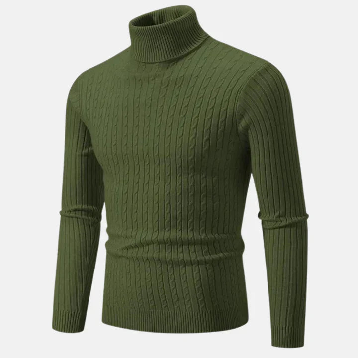 Janoel - Klassischer Herren-Rollkragenpullover