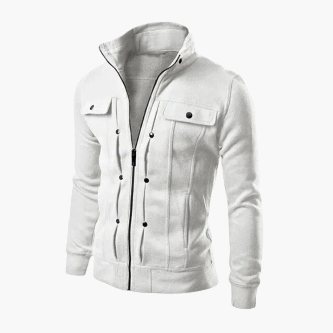 Norman - Gefütterte Herren Zip-Jacke mit Taschen
