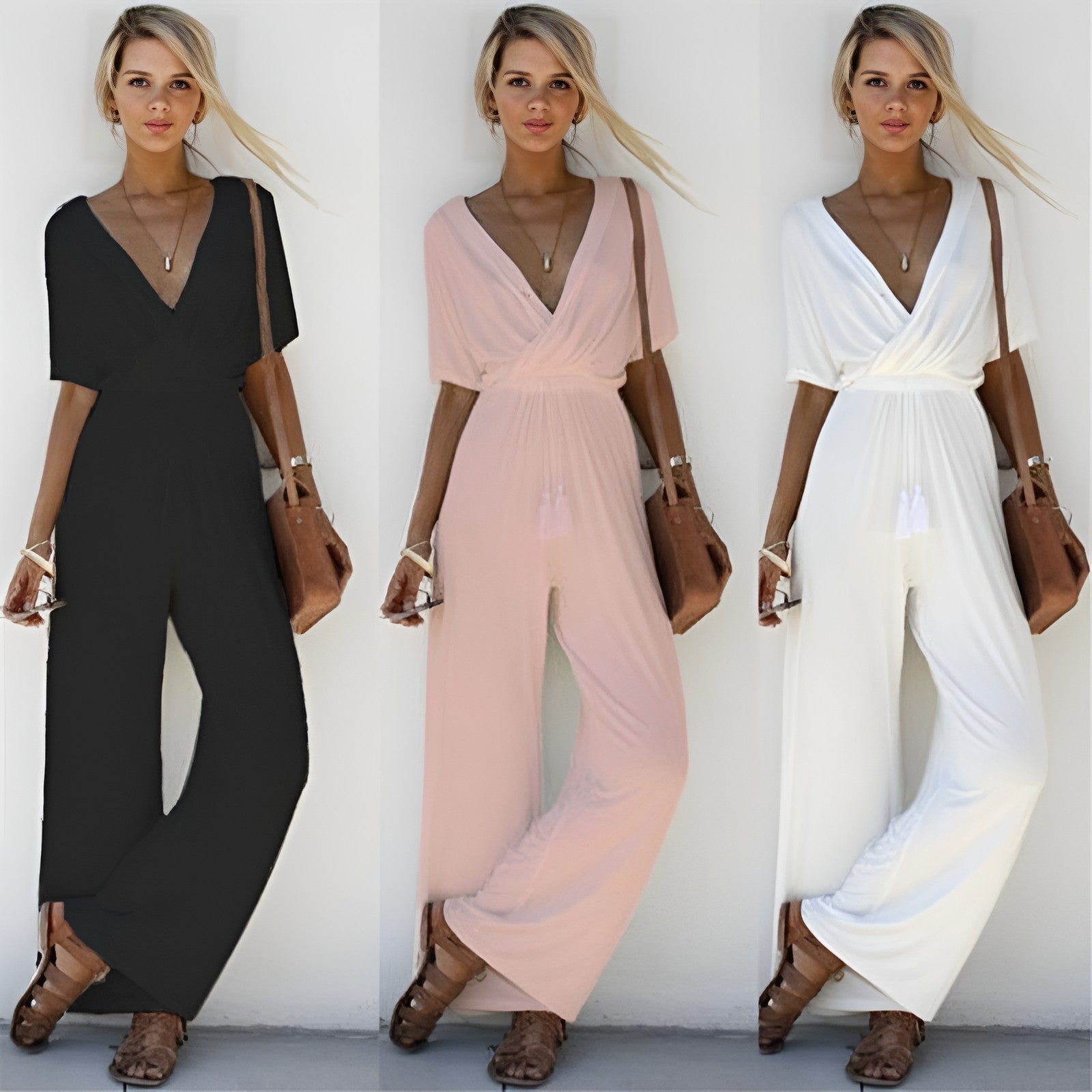 Kirsten - Overall mit V-Ausschnitt: Sexy Raffinesse