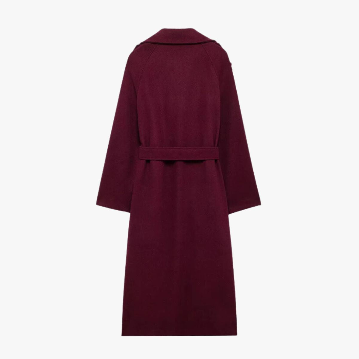 Valerie – Eleganter Trenchcoat In Bordeauxrot