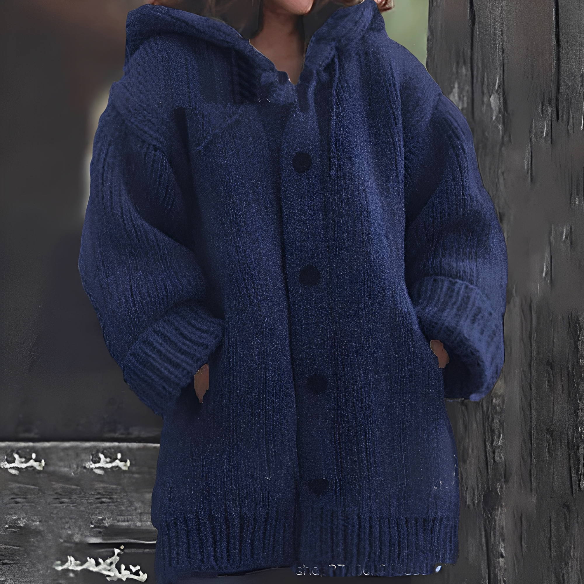 Blanca – Bequeme Kapuzen-Strickjacke für Damen